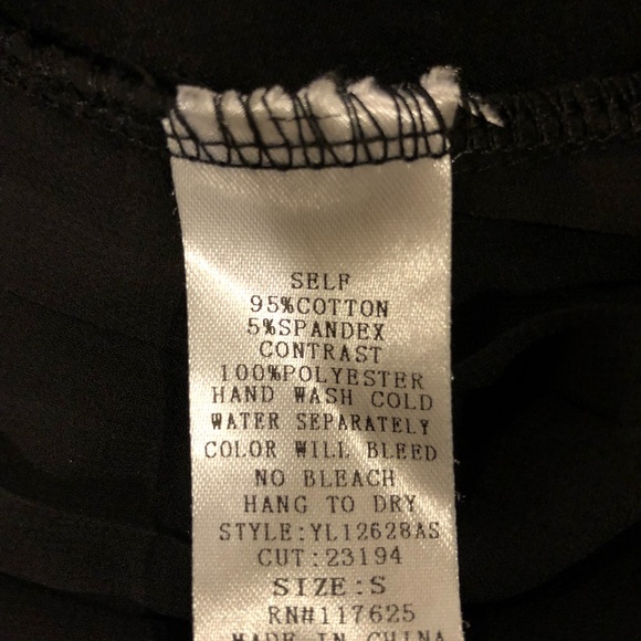 Altar’d State Open Top w/ Sheer Back Small - Picture 4 of 5